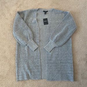 Heather Grey Cardigan